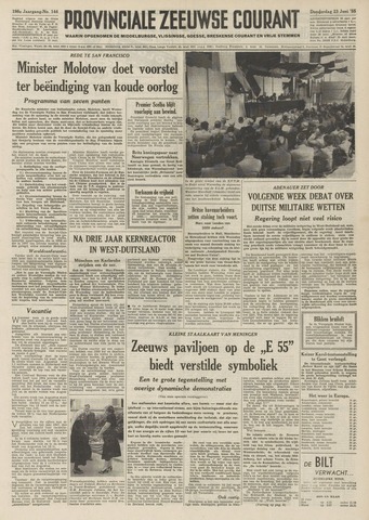 Provinciale Zeeuwse Courant 1955-06-23