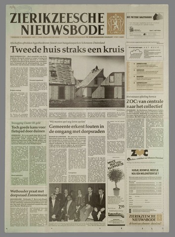 Zierikzeesche Nieuwsbode 1997-11-11