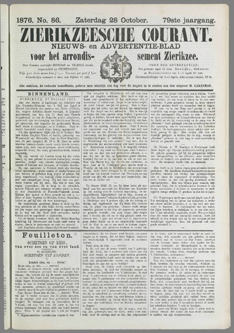 Zierikzeesche Courant 1876-10-28