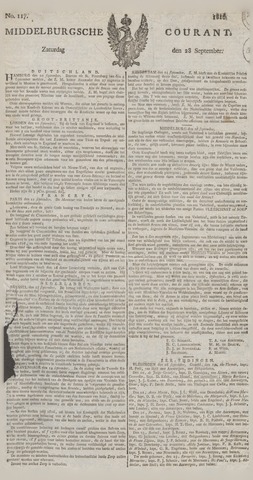 Middelburgsche Courant 1816-09-28