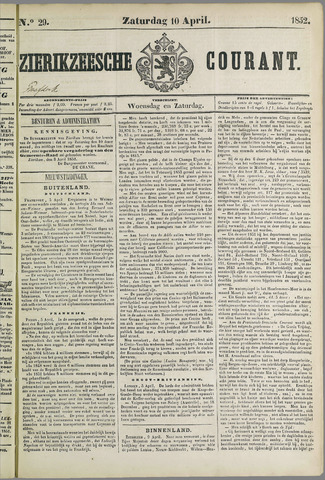 Zierikzeesche Courant 1852-04-10