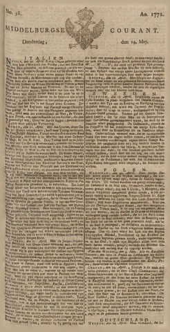 Middelburgsche Courant 1772-05-14
