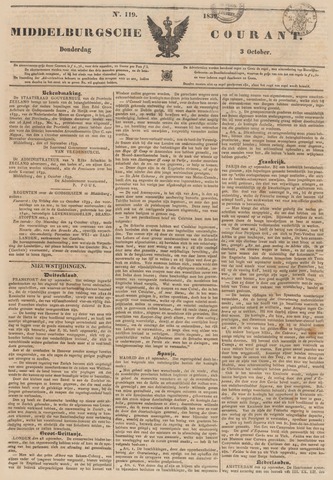 Middelburgsche Courant 1839-10-03