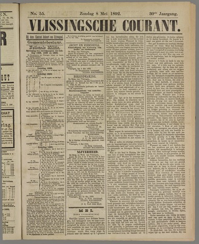 Vlissingse Courant 1892-05-08