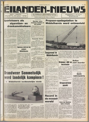 Eilanden-nieuws. Christelijk streekblad op gereformeerde grondslag 1971-09-21