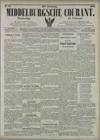 Middelburgsche Courant 1890-02-13