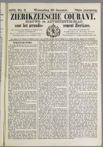 Zierikzeesche Courant 1876-01-26