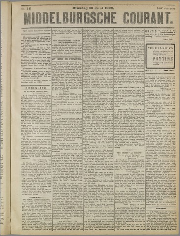 Middelburgsche Courant 1922-06-20