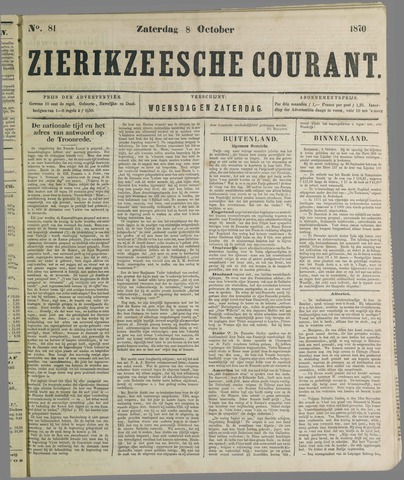 Zierikzeesche Courant 1870-10-08
