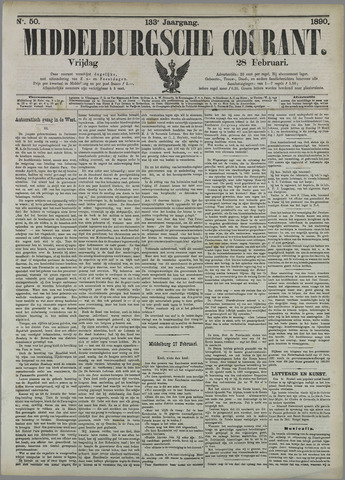 Middelburgsche Courant 1890-02-28
