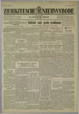 Zierikzeesche Nieuwsbode 1957-03-08