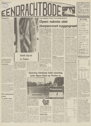 Eendrachtbode /Mededeelingenblad voor het eiland Tholen 1976-06-10