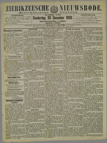 Zierikzeesche Nieuwsbode 1909-12-30