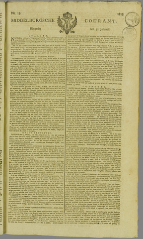 Middelburgsche Courant 1815-01-31
