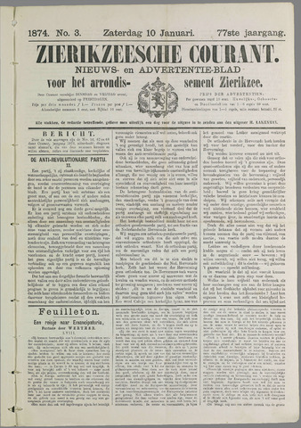 Zierikzeesche Courant 1874-01-10