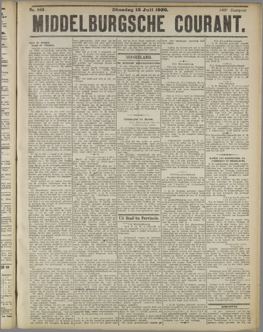 Middelburgsche Courant 1920-07-13