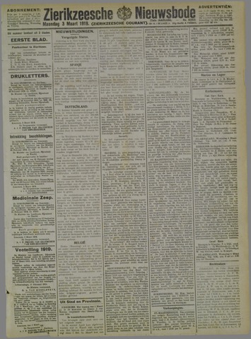 Zierikzeesche Nieuwsbode 1919-03-03