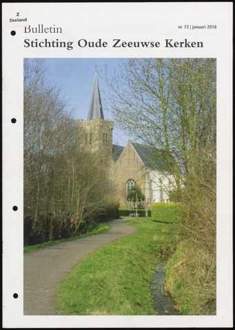Bulletin Stichting Oude Zeeuwse kerken 2016