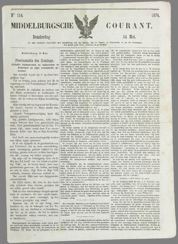 Middelburgsche Courant 1874-05-14
