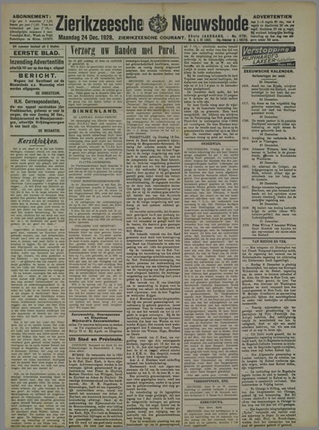 Zierikzeesche Nieuwsbode 1928-12-24