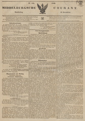 Middelburgsche Courant 1839-12-19