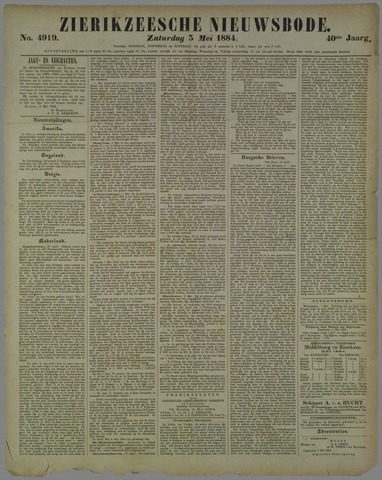 Zierikzeesche Nieuwsbode 1884-05-03