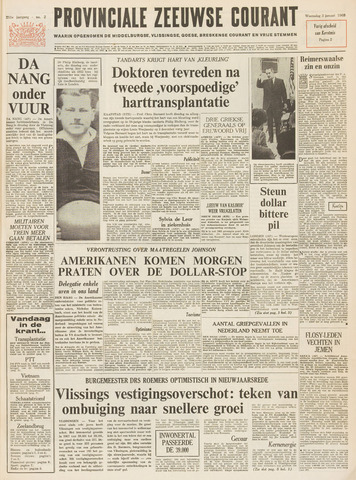 Provinciale Zeeuwse Courant 1968-01-03