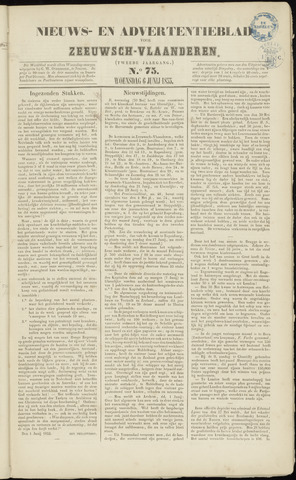 Ter Neuzensche Courant / Neuzensche Courant / (Algemeen) nieuws en advertentieblad voor Zeeuwsch-Vlaanderen 1855-06-06