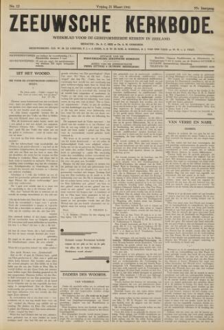 Zeeuwsche kerkbode, weekblad gewijd aan de belangen der gereformeerde kerken/ Zeeuwsch kerkblad 1941-03-21