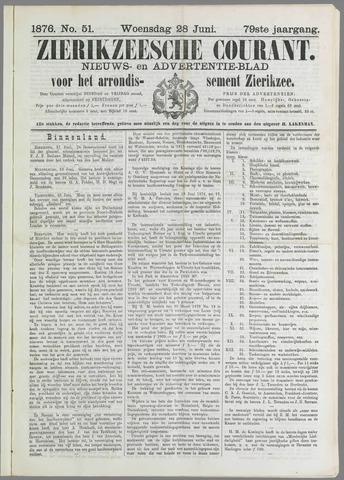 Zierikzeesche Courant 1876-06-28