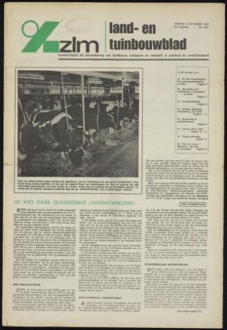 Zeeuwsch landbouwblad ... ZLM land- en tuinbouwblad 1974-12-13