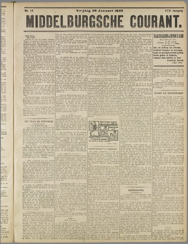 Middelburgsche Courant 1929-01-25