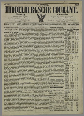 Middelburgsche Courant 1894-11-05