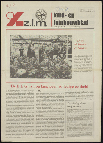 Zeeuwsch landbouwblad ... ZLM land- en tuinbouwblad 1983-04-08