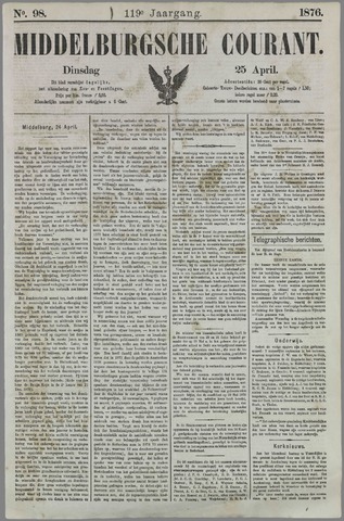 Middelburgsche Courant 1876-04-25