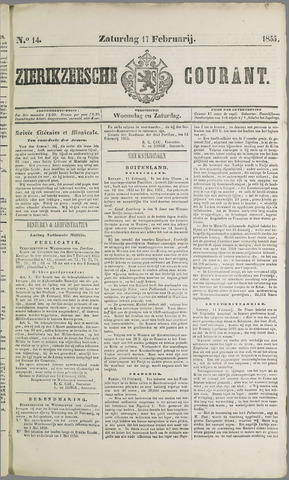 Zierikzeesche Courant 1855-02-17