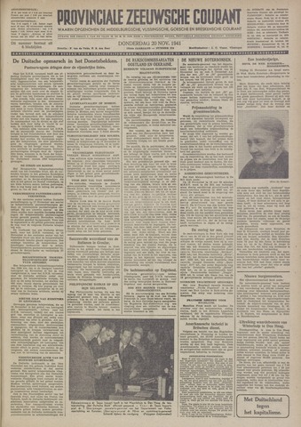 Provinciale Zeeuwse Courant 1941-11-20