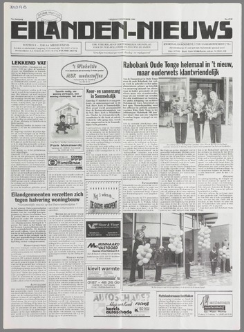 Eilanden-nieuws. Christelijk streekblad op gereformeerde grondslag 1998-10-09