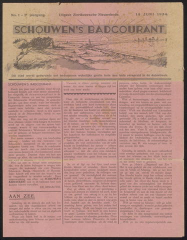 Schouwen's Badcourant 1934-06-14