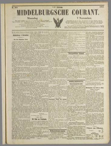 Middelburgsche Courant 1910-11-07