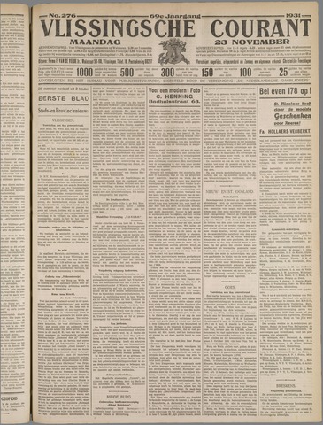 Vlissingse Courant 1931-11-23