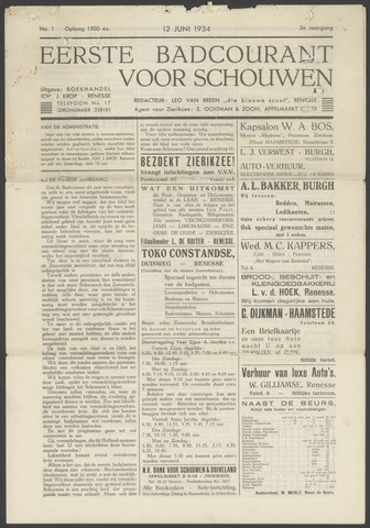 Schouwen's Badcourant 1934-06-12
