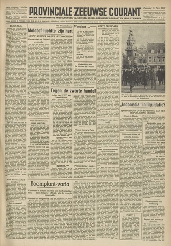 Provinciale Zeeuwse Courant 1947-11-08