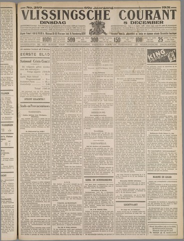 Vlissingse Courant 1931-12-08