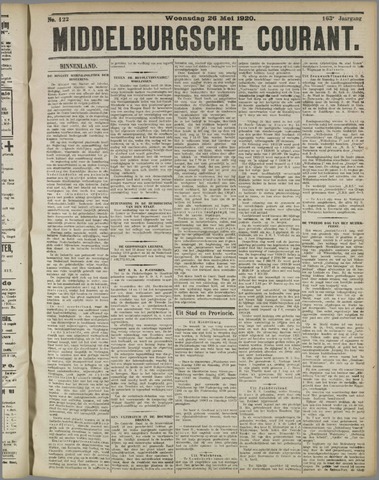 Middelburgsche Courant 1920-05-26