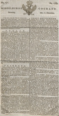 Middelburgsche Courant 1769-12-16