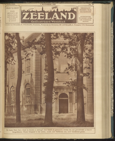 Zeeland. Geïllustreerd Weekblad 1930-11-07