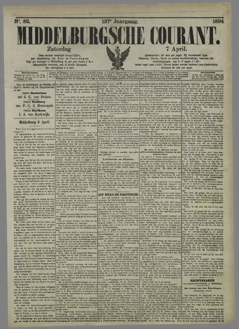 Middelburgsche Courant 1894-04-07