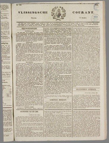 Vlissingse Courant 1847-10-11