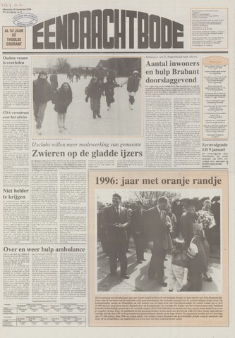 Eendrachtbode /Mededeelingenblad voor het eiland Tholen 1996-12-30